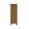 Oakdale Oak Bookcase - Narrow