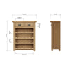 Oakdale Oak Wine Rack - Small