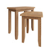 Modena Oak Nest of Tables - 2 Tables