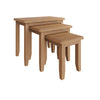 Modena Oak Nest of Tables - 3 Tables