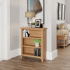 Modena Oak Bookcase - Small Wide