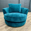 New Home Sofa - Swivel Chair - Villa Teal (Sold)