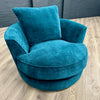 New Home Sofa - Swivel Chair - Villa Teal (Sold)