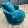 New Home Sofa - Swivel Chair - Villa Teal (Sold)