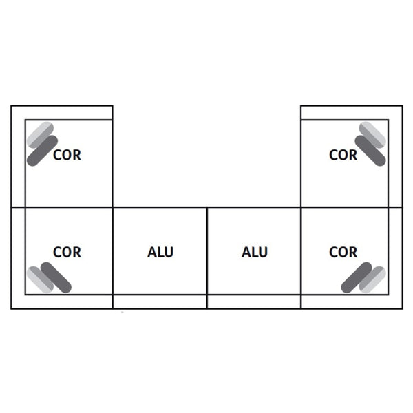 Inka Modular Sofa - U Shaped Corner