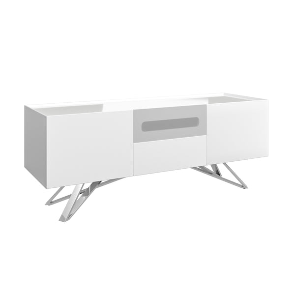 Mint Collection - Novara Large TV Unit - Gloss White