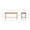 Rimini Oak Table - Coffee Table