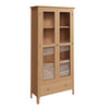 Rimini Oak Display Cabinet