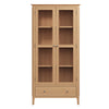 Rimini Oak Display Cabinet