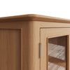 Rimini Oak Display Cabinet