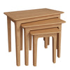 Rimini Oak Table - Nest of 3 Tables