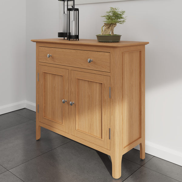 Rimini Oak Sideboard - Small 2 Door