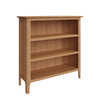 Rimini Oak Bookcase - Small Wide Bookcase