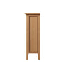 Rimini Oak Bookcase - Small Wide Bookcase