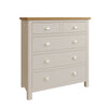 Oregon Oak & Stone Painted Chest of Drawers - 2 over 3