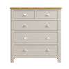 Oregon Oak & Stone Painted Chest of Drawers - 2 over 3