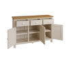 Oregon Oak & Stone Painted Sideboard - 3 Door