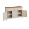 Oregon Oak & Stone Painted Sideboard - 3 Door