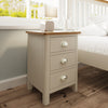 Oregon Oak & Stone Painted Bedside - Large