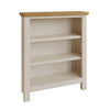 Oregon Oak & Stone Painted Bookcase - Small Wide