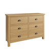 Oregon Oak Chest of Drawers - 6 Drawer