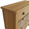 Oregon Oak Sideboard - 2 Drawer 4 Baskets